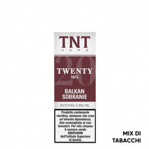 BALKAN SOBRAINE - Twenty Mix - Liquido Pronto 10ml - TNT Vape