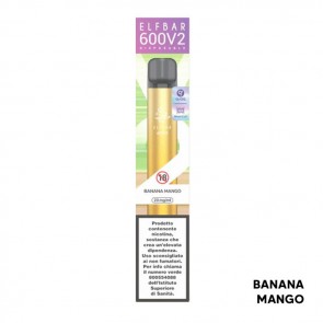 BANANA MANGO V2 Disposable - 600 Puff - Vape Pen Usa e Getta - Elf Bar