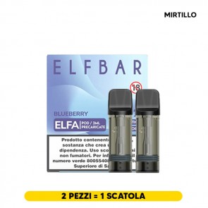 BLUEBERRY 20mg - Pod Precaricata ELFA Singola - Elf Bar