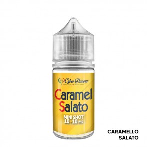 CARAMEL SALATO - Aroma Mini Shot 10ml - Cyber Flavour CON TASSELLO