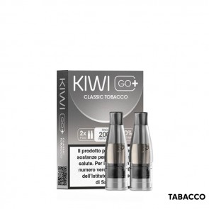 CLASSIC TOBACCO - Pod Precaricata Kiwi Go PLUS - 2 Pezzi - Kiwi Vapor