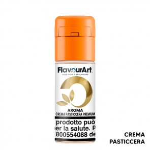 CREMA PASTICCERA PREMIUM - Aroma Concentrato 10ml - FlavourArt CON TASSELLO