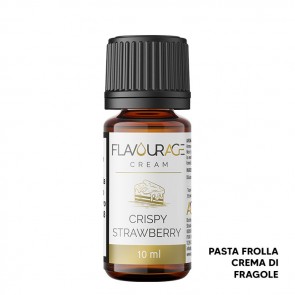 CRISPY STRAWBERRY - Aroma Concentrato 10ml - Flavourage CON TASSELLO