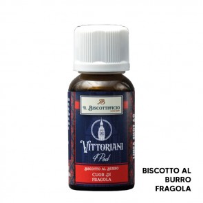 CUOR DI FRAGOLA - Vittoriani 4Pod - Aroma Shot 20ml in 20ml - Il Biscottificio Roma