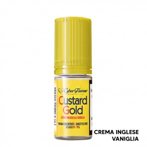 CUSTARD GOLD - Cremosi - Aroma Concentrato 10ml - Cyber Flavour CON TASSELLO