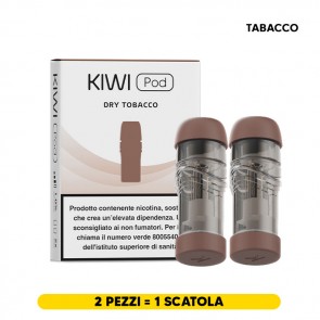 DRY TOBACCO - Pod Precaricata Kiwi Pod Singola - Kiwi Vapor