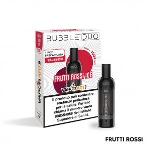 FRUTTI ROSSI ICE - Pod Precaricata Bubble Duo - 1 Pezzo - Vaporart