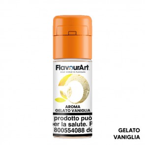 GELATO VANIGLIA - Aroma Concentrato 10ml - FlavourArt CON TASSELLO