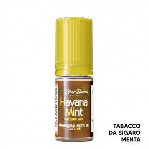 HAVANA MINT - Tabaccosi - Aroma Concentrato 10ml - Cyber Flavour CON TASSELLO