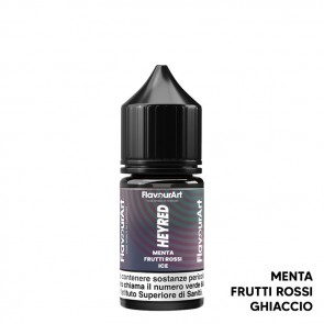 HEYRED - Mente Ghiacciate - Aroma Mini Shot 10ml - Flavourart CON TASSELLO