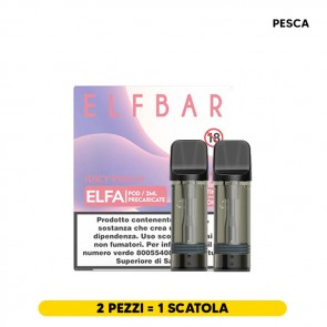 JUICY PEACH 20mg - Pod Precaricata ELFA Singola - Elf Bar