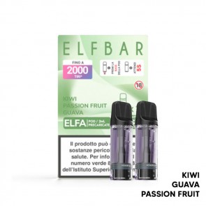 KIWI PASSION FRUIT GUAVA - Pod Precaricata ELFA - 2 Pezzi - Elf Bar