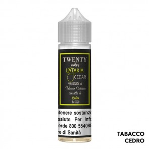 LATAKIA CEDAR - Twenty Notes - Mix Series - Shot 20 su 60 - TNT Vape