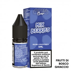 MIX BERRIES - Aroma Concentrato 10ml - Open Bar CON TASSELLO