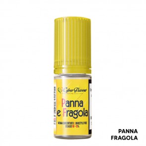 PANNA E FRAGOLA  - Cremosi - Aroma Concentrato 10ml - Cyber Flavour CON TASSELLO