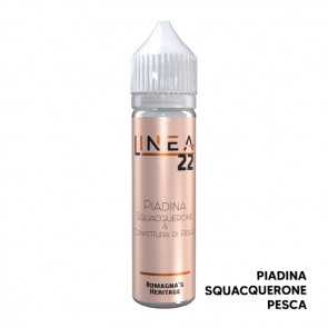 PIADINA SQUAQUERONE E CONFETTURA DI PESCA - Aroma Shot 20ml - Linea 22