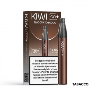 Kiwi Go PLUS Device  Pod Precaricata SMOOTH TOBACCO - Kiwi Vapor