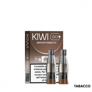 SMOOTH TOBACCO - Pod Precaricata Kiwi Go PLUS - 2 Pezzi - Kiwi Vapor