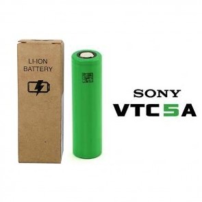 VTC 5 A - 18650 pin piatto Nuova Versione in Case di cartone - Sony