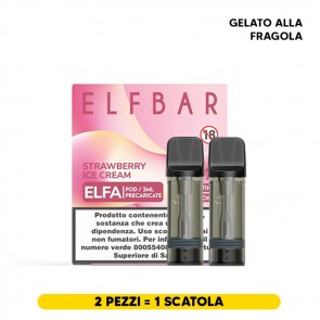 STRAWBERRY ICE CREAM 20mg - Pod Precaricata ELFA Singola - Elf Bar