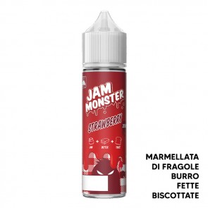 STRAWBERRY JAM - Jam Monster - Aroma Shot 20ml - Monster Vape Labs CON TASSELLO