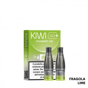 STRAWBERRY LIME - Pod Precaricata Kiwi Go PLUS - 2 Pezzi - Kiwi Vapor
