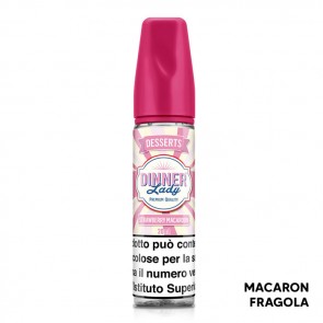 STRAWBERRY MACAROON - Mix Series 20ml - Dinner Lady CON TASSELLO