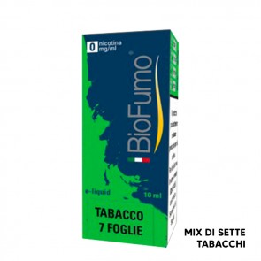TABACCO 7 FOGLIE - Liquido Pronto 10ml - Biofumo
