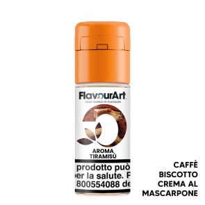 TIRAMISU - Aroma Concentrato 10ml - FlavourArt CON TASSELLO