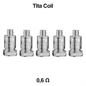 Testine Coil Tita 0,6ohm Confezione da 5 Pezzi - Veepon