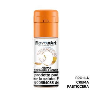 TORTA DELLA NONNA - Aroma Concentrato 10ml - FlavourArt CON TASSELLO