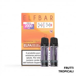 TROPICAL FRUIT - Pod Precaricata ELFA - 2 Pezzi - Elf Bar