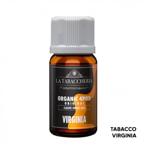 VIRGINIA - Organic 4 Pod - Aroma Concentrato 10ml - La Tabaccheria