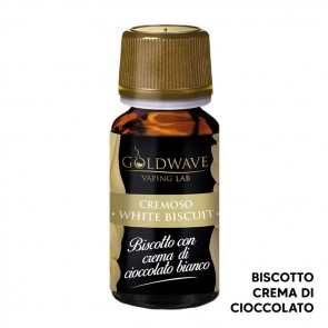 WHITE BISCUIT - Cremosi - Aroma Concentrato 10ml - Goldwave CON TASSELLO
