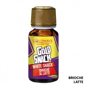 WHITE SNACK - Gold Snack - Aroma Concentrato 10ml - Goldwave CON TASSELLO