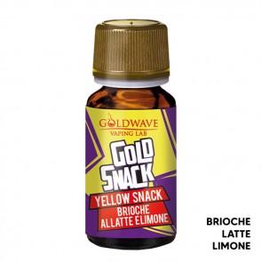 YELLOW SNACK - Gold Snack - Aroma Concentrato 10ml - Goldwave CON TASSELLO