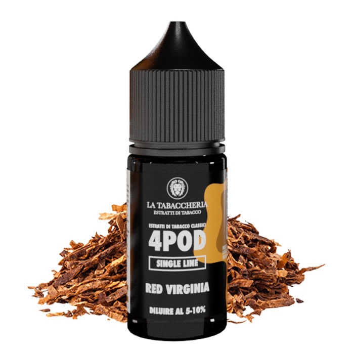 RED VIRGINIA - 4pod Estratti Di Tabacco - Aroma Concentrato 10ml - La  Tabaccheria | Svapo Distribuzione
