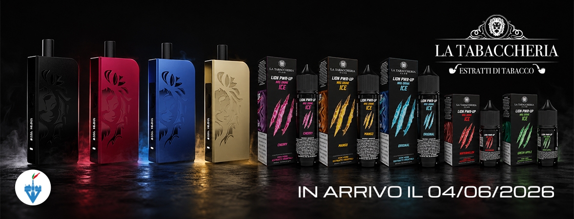 Coming Soon - Lion e Aromi - La tabaccheria - Vapeitalia in-arrivo-coming-soon-lion-aromi-tabaccheria-vapeitalia