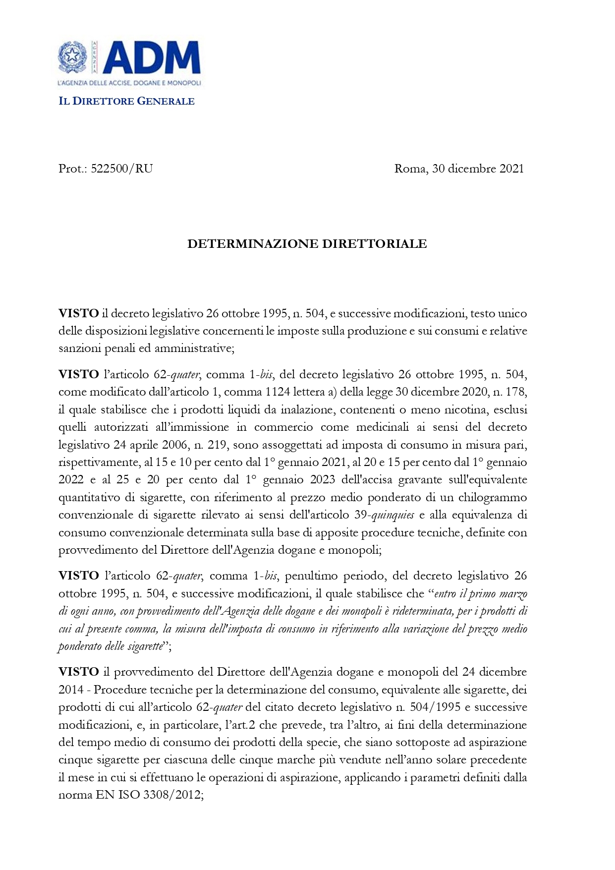 DIRETTORIALE ADM 2022 - pagina 1