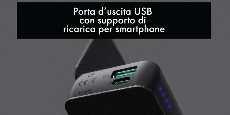 ricarica smartphone power bank!