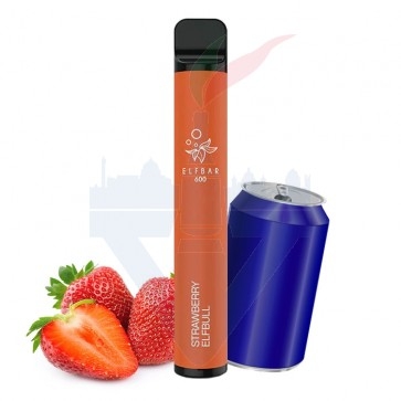 STRAWBERRY ELFBULL Disposable - 600 Puff - Vape Pen Usa e Getta - Elf Bar