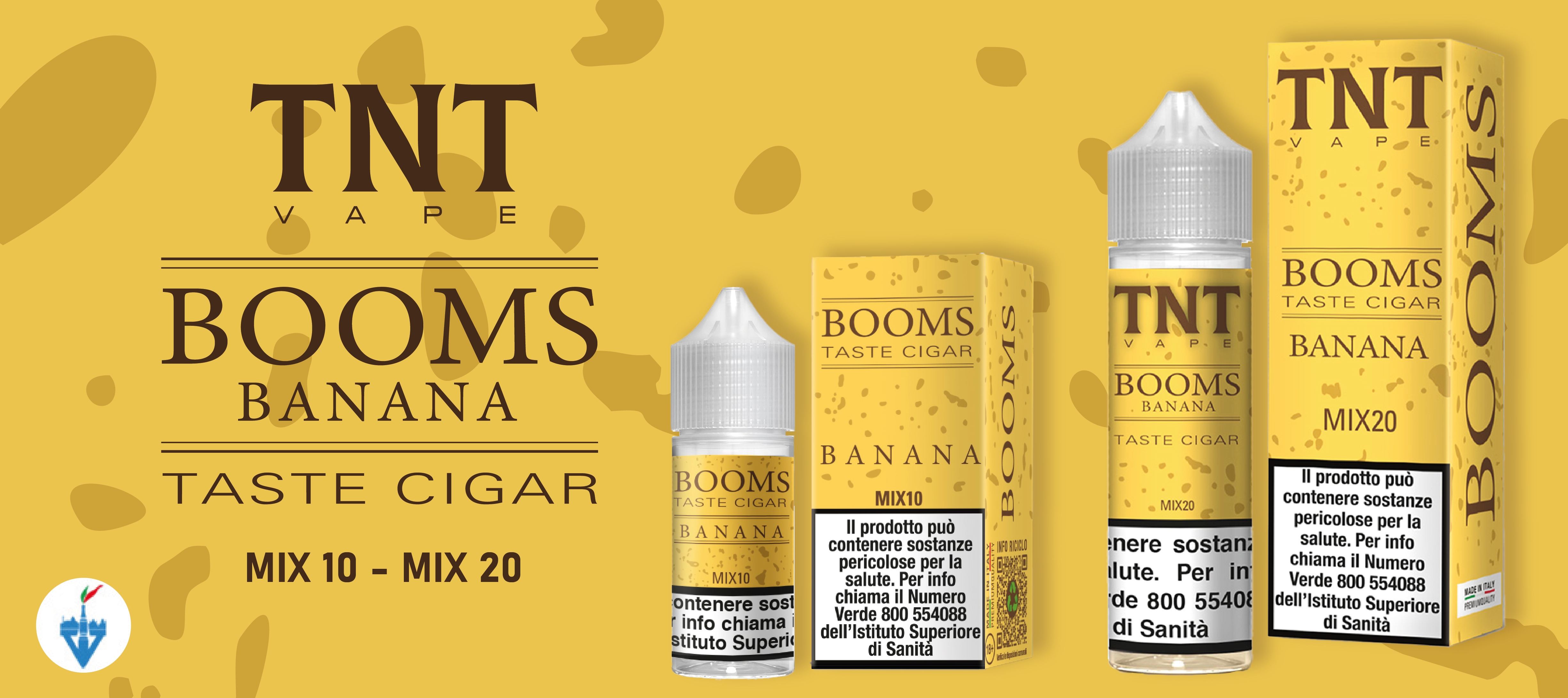 Booms Banana Mix Series TNT Vape - Vapeitalia